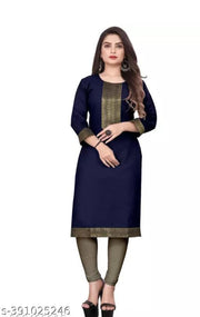 pack of 2 Women Letest Outfit Beautiful stylish kurti with Golden Lac