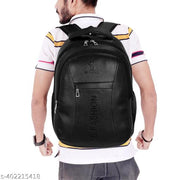 Latest Leather Fashionate School Bags Laptop Backpack Waterproof PU Leather Backpacks for Men Women Boys & Girls Backpack Unisex Artificial leather backpack bag/casual/college/school/office 30 Liters