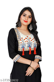 Stylish Latkan Patten Rayon Kurti