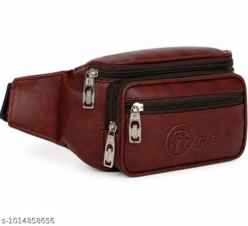 Latest Men Women Leather Waist Pack Travel Bags For Money|Belt|Cards |Mobile| Documents| Kit|Books and Bills Dairy Pouch Cross Side Bag For Men Women .With Belt Stylish Small Luggage Accessories Beg, fanny Hiking Camping pouch