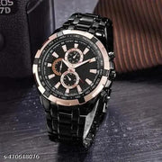 Stylish Men Analog Watch | Stainless Steel Strap | Party & Daily Wear