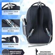 Large 40 L Laptop Backpack BACKPACK heavey duty 40L waterproof laptop Backpack for School Collage Office Travelling Waterproof School Bag (BLACK)