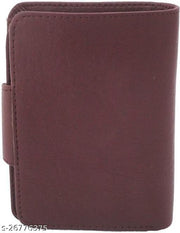 SHAMRIZ Unisex Leather Long Wallet – Stylish, RFID-Protected Cardholder with Magnetic Snap Closure – Premium Genuine Leather for Men & Women
