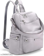Backpacks Office, School, Daily Use, College, Regular Structure: Zipper Closure, with adjustable shoulder straps with Waterproof Hight Quality PU Leather Capacity: This backpack used for daily, shopping, day trips and laptop.