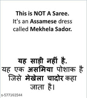 AC COTTON MEKHELA SADOR JURA MEKHLA CHADOR ASSAMESE