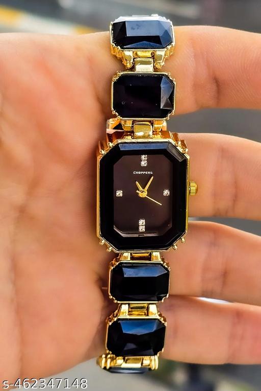 ZT STEEL N GLASS BLACK WATCH