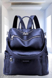 Muchova Back Pack For Girls Travel Bag Vegan Leather Casual Backpack Women Trending Bag (Anti Theft Back pack For Girl College School Tuition Daily Traveling Backpakc for Women)