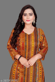 Alisha premium A-Line cotton kurti for woman