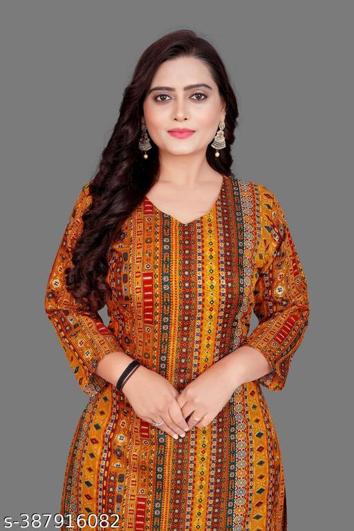 Alisha premium A-Line cotton kurti for woman
