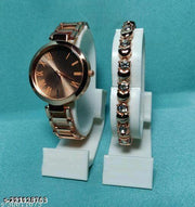Alluring Stainless Steel Kadi Belt Analog Women Watches