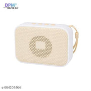 DPM Wireless Speaker with Mic, High Bass Audio, RGB Lights, FM Radio Support
