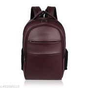 PERFECT GENIUS Multi-Purpose Leather Foam Backpack | School & Office Bag for Men & Women