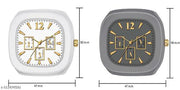 Square Dial Black Blue Grey White Analog Watches with Silicon Strap Stylish ADDI Designer Combo Watch for Mens & Boys