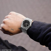 Wristy premium collection steel watch men & boys