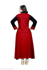 Women's Rayon Cotton Blend Solid Stylish Kurta