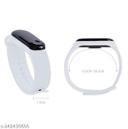 Combo-Oled Kidz Wrist Fashion Gear Digital Children Watch (Black Dial Multi Colored Strap)