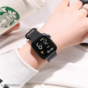 WATER PROOF LED Display Fashionable Children Kids Digital Watches Waterproof Sports Square Electronic Led Watch for Kids, Boy & Baby Girls-Digital Watch for Kids