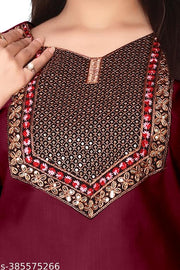 stylelist kurti with embraidered work