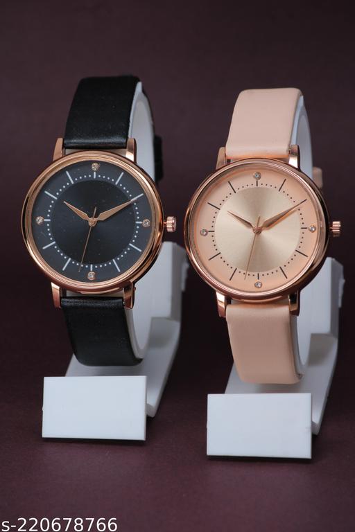 New Ethnic Designer Leather Belt Analog Watches for Women Watches for Girls