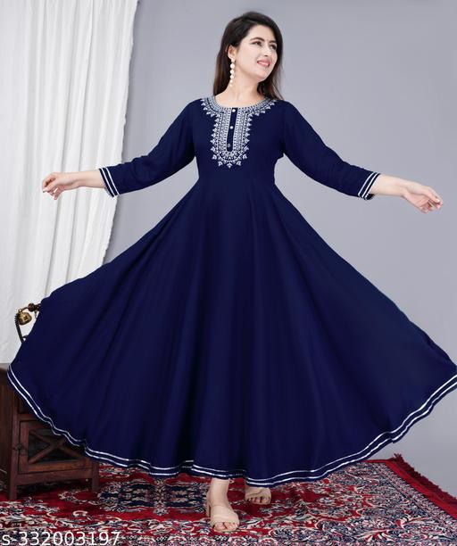women anarkali kurti. Trending kurti for women