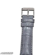 Grey 22mm Genuine leather Strap For Watch and Smart Watch for All 22mm