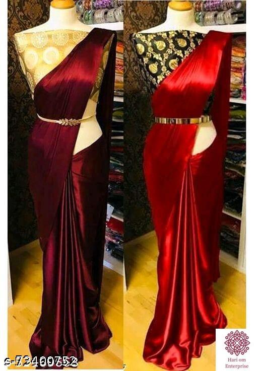 SATIN SAREE COMBO