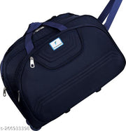 Frontsy Polyester 65 L  Duffle bags for travel With Wheels Trolley Men and Women