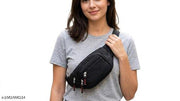 Premium Unisex Black Sling Bag for Men and Women