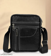 Messenger small sling bag for men women office use persnol casual with adjustable Strap