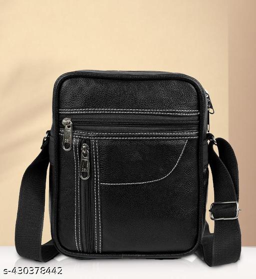 Messenger small sling bag for men women office use persnol casual with adjustable Strap