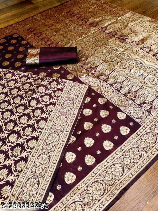 signagraph Woven Paithani Kanjivaram Banarasi Pure Silk Saree