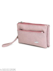 GUKA Wallet For Women / money organizer / women clutch / 3 zip compartments / multi compartment wallet