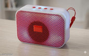 Wireless Bluetooth Portable Speaker with Supporting Carry Handle, USB, SD Card, AUX, FM & Call