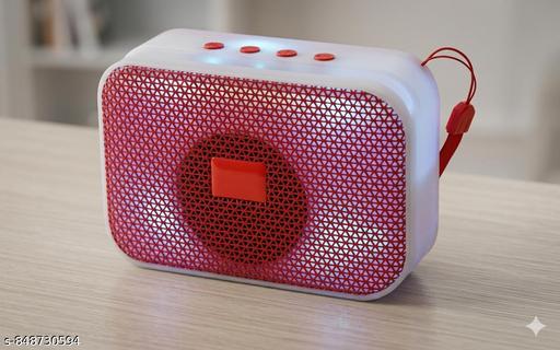 Wireless Bluetooth Portable Speaker with Supporting Carry Handle, USB, SD Card, AUX, FM & Call