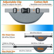 Waist Bag fanny pack bum bag travel passport holder chest bag phone mney holder Waist Bag fanny pack bum bag travel passport holder chest bag phone mone holder (grey)