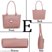 Women Handbag Big Size Office Purse for Women Handbag Women Tote Bag For College Leather Handbag Purse For Women Stylish Women Purse Ladies Bag (handbags set)