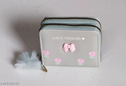 Women Small Wallet Wallets for Girls Credit Card Holder Coin Purse Zipper Small Secure Card Case Cute Wallets Mini Wallets for Women