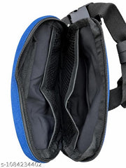 Men’s Blue Waist Bag Multi Pocket Sling & Fanny Pack | Adjustable Belt Bag for Travel & Daily Use Waist Bag for Every day The Modern Stylish waist bag for men and women