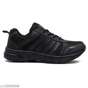 ASIAN Men's COSCO-13 Black Sports Running Walking & Gym LIghtWeight Stylish Shoes for Boys & Men