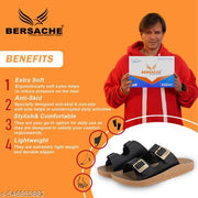 Bersache Soft Classic Casual with  Regular wear with Ultra Soft & Flexibility Technology Slipper for Men's
