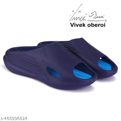 Bersache  Lightweight Stylish  Slipper  With High Quality Sole For Men (Blue-6150)