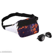 NICE PURSE Multicolor/White Waist Bag,Chest Bag,Fanny Bag,Fanny Pack Waist bag/Chest bag/Fanny Bag(5 Zipper)