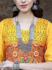 Polyster/Crepe fabric-Premium Kurti For Women