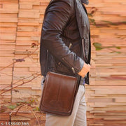 Pu Leather Shoulder Bag for Men