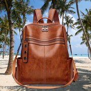 MomsyStore Leather Backpacks For Girls And Women