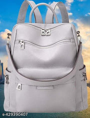 MomsyStore Leatherette Backpacks For Women And Girls