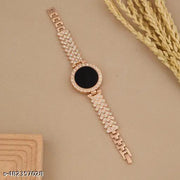 New Summer Ladies Women's LED Touch Watches Steel Watchband Simple Set with Diamond