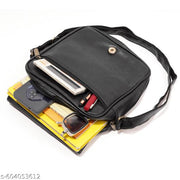 Salar leather pu Sling Bag with Multiple Compartments – Compact & Functional Crossbody Bag for Everyday Use