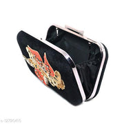 Zari Embroidery Women's Clutch for Wedding and parties