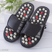 Black Solid   Sandals For Men